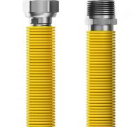 Hadica na plyn nerez.vlnovec 1/2"MF100-200cm poplast.