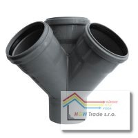 HTED rohová odbočka 45°,110/110/110/45