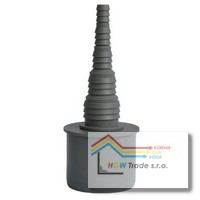 HT koncovka 50 na pripojenie hadice priama (8-25mm)