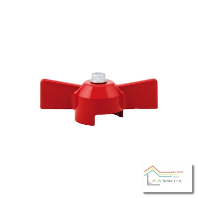 Motýľ pre guľový ventil, AL zliatina,veľkosť 1