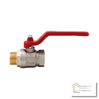 Ventil guľ.voda MF5/4"-páka IDEAL