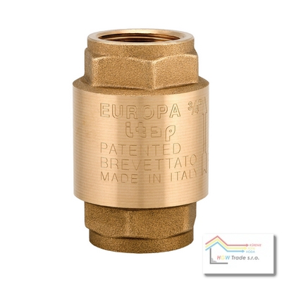 Klapka spätná pružinová UNI 2" EUROPA - sedlo nerez