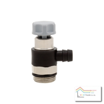 Vent.odvzduš.mechan.1/4" s otočnou koncovkou