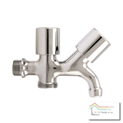 Ventil vretenový pračkový 1/2" x 3/4", kombinovan.