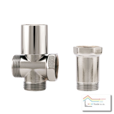 Ventil prač.3/4"bateriový,2-dielny