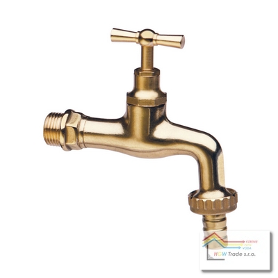 Výtok vret.záhradný 3/4"mosadz.,s had.koncovkou mod.355 L