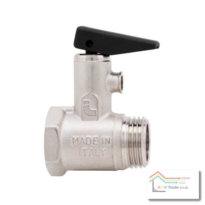 Ventil poistný 1/2" k bojleru, s páčkou