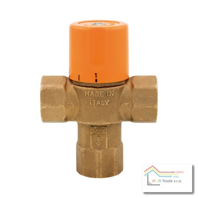 Ventil termost. 1" zmiešavací TUV+ solar systém 32-50°C