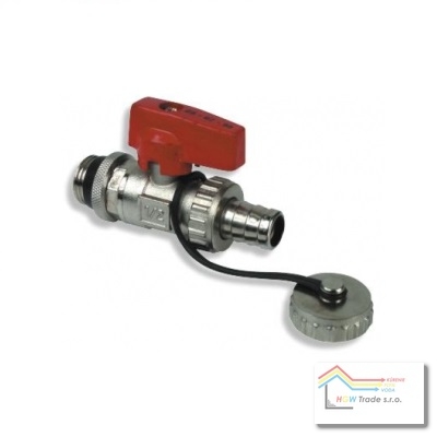 Ventil gul. vypúštací 3/4" MF ťažký