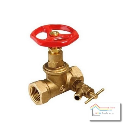 Ventil K-125T DN20 3/4" priamy s odvodnením