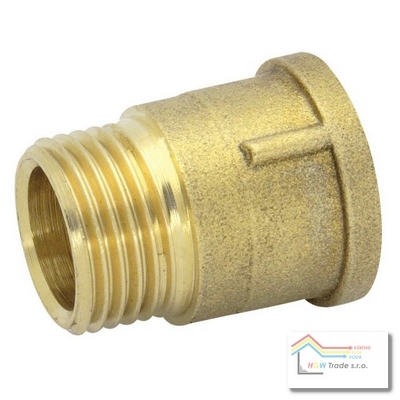 Predlženie mosadz 1/2"x10 mm