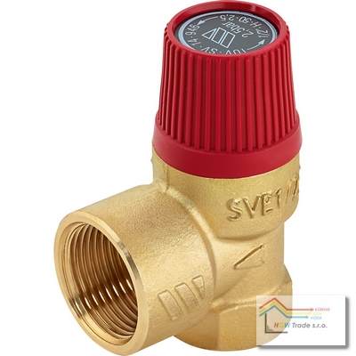 Poistný ventil SVH 3/4" 2,5 BAR