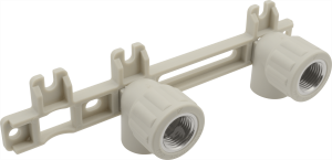 Koleno nástenk.PPR dvojité nastav.d=20x1/2"