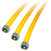 Hadica na plyn rozťahov.nerez. 1/2"FF50-100cm poplast.