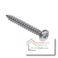 Vrut 6x60mm s polguľatou hl.,kríž.