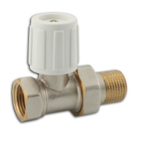 Vent.rad.uzatvárací  priamy 1/2"/ľahký/EUROKONUS