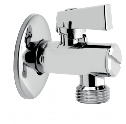 Ventil rohový s filtrom 1/2"x1/2" kov.páka CF3010/15