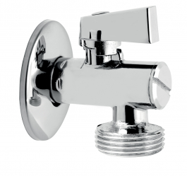 Ventil rohový s filtrom 1/2"x3/4" kov.páka CF3010/20