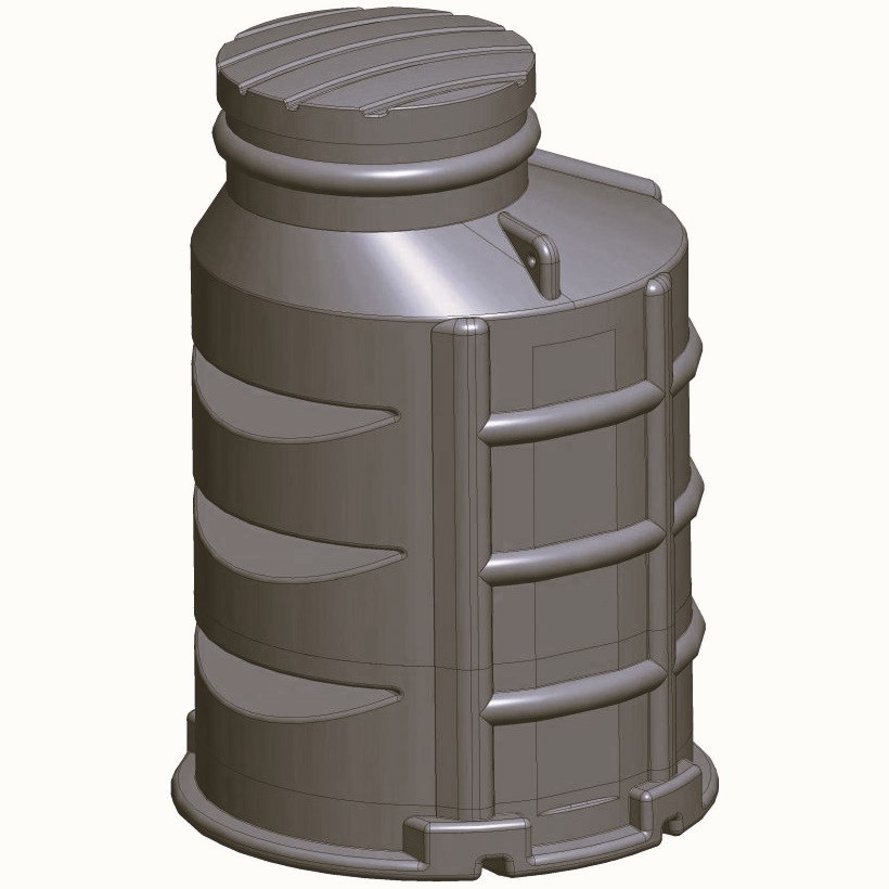 Vodom.šachta monolit plast 1600x1000